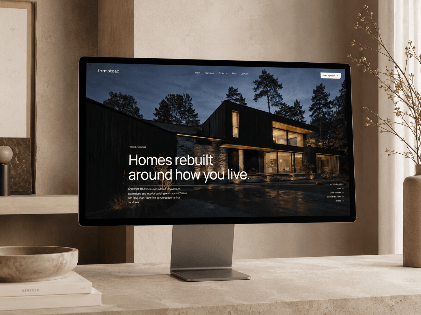 FORMSTEAD renovation website preview